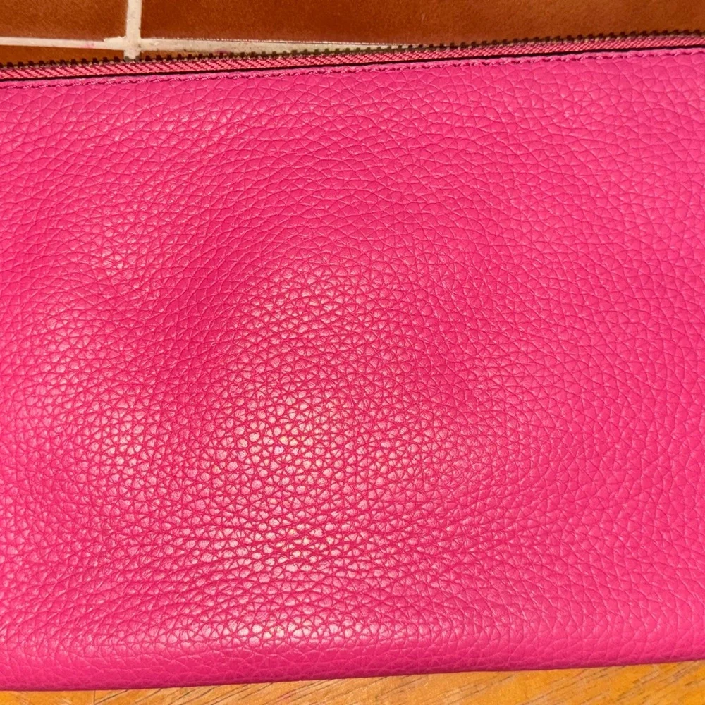Michael Kors Pink Leather Women's Wristlet - Picture 3 of 7